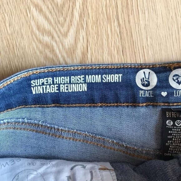 Coastal Cowgirl Rewash High-Waisted Button Fly Cutoff Shorts Y2K Baddie - Picture 5 of 10